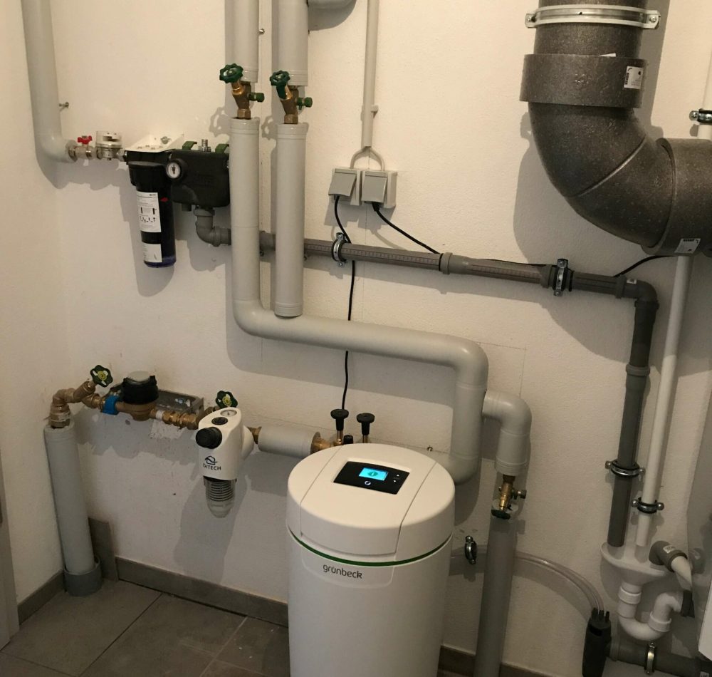 Einbau einer Wasserernthärtungsanlage in Bamberg 01